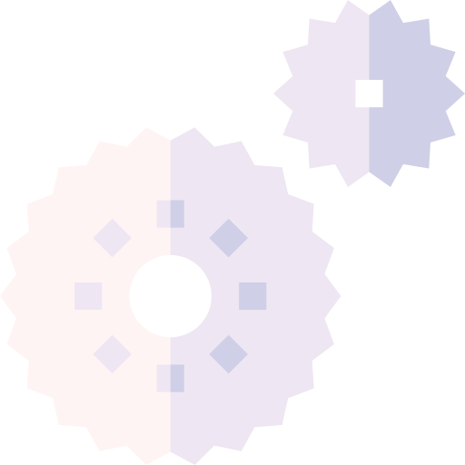 Gear Basic Straight Flat icon