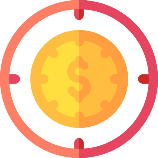 objectifs Basic Rounded Flat Icône