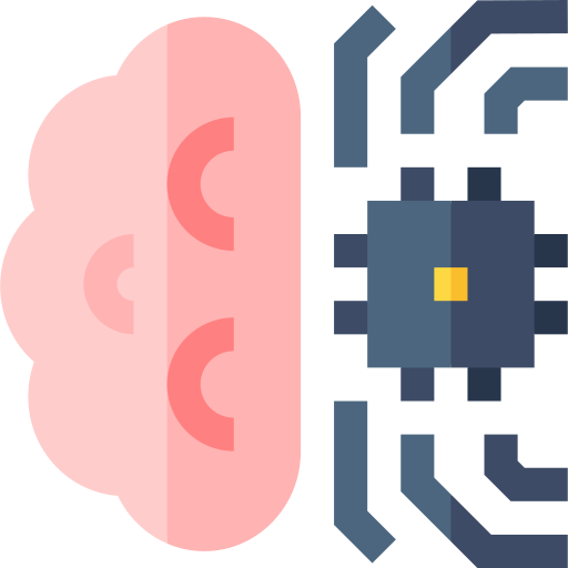 Brain Basic Straight Flat icon