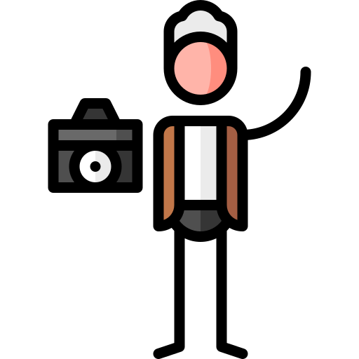 Photography Puppet Characters Lineal Color icon