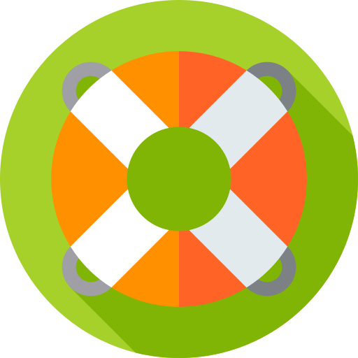 Lifebuoy Flat Circular Flat icon