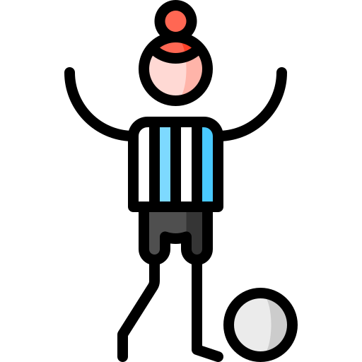 sport con la palla Puppet Characters Lineal Color icona