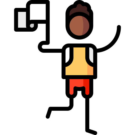 Capture the flag Puppet Characters Lineal Color icon