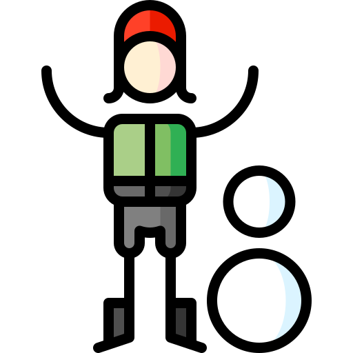 bałwan Puppet Characters Lineal Color ikona