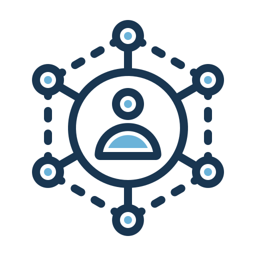 conectado Generic Blue icono