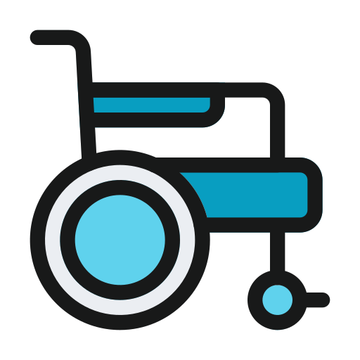 Wheel chair Generic Outline Color icon