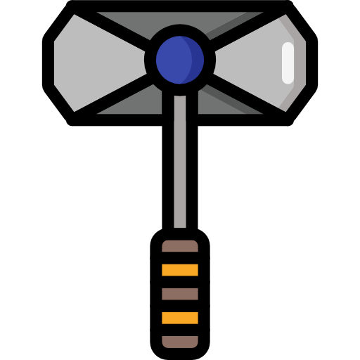 ハンマー Basic Mixture Lineal color icon