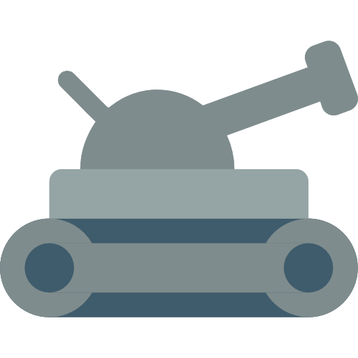 czołg Basic Mixture Flat ikona