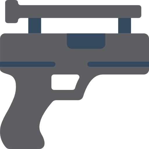 Gun Basic Mixture Flat icon