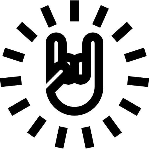 Рок-н-ролл Basic Straight Lineal иконка