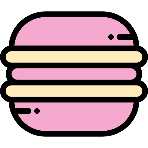 マカロン Detailed Rounded Lineal color icon