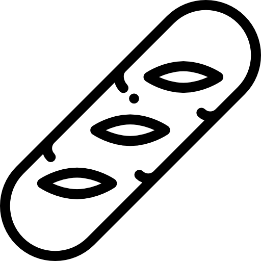 바게트 Detailed Rounded Lineal icon