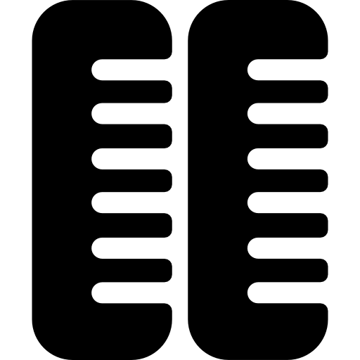 ヘアローラー Basic Rounded Filled icon