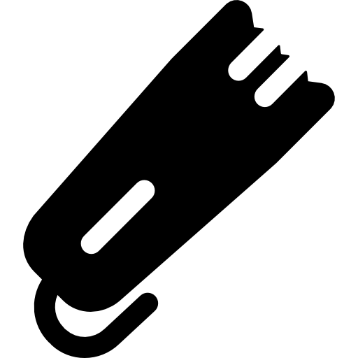 헤어핀 Basic Rounded Filled icon