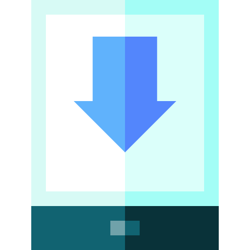 smartphone Basic Straight Flat icon