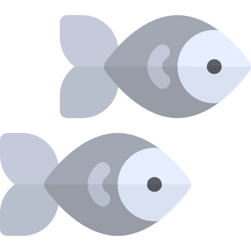 peixes Basic Rounded Flat Ícone