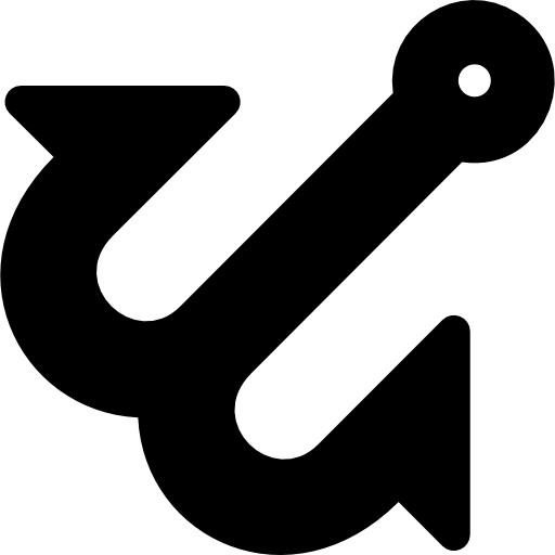 gancho Basic Rounded Filled icono