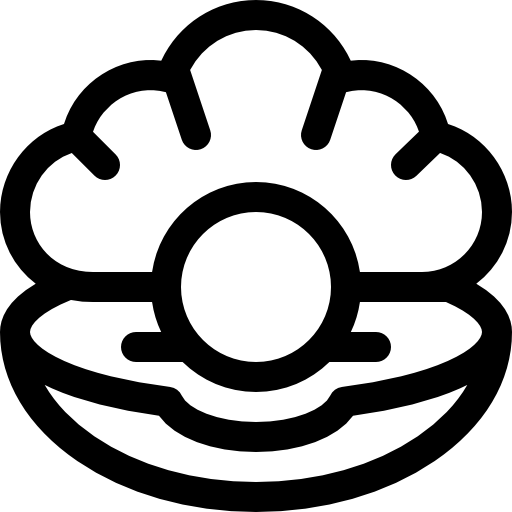 pérola Basic Rounded Lineal Ícone