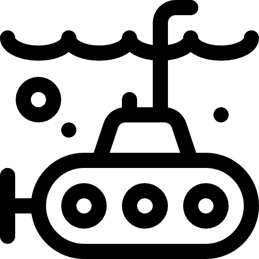 潜水艦 Basic Rounded Lineal icon
