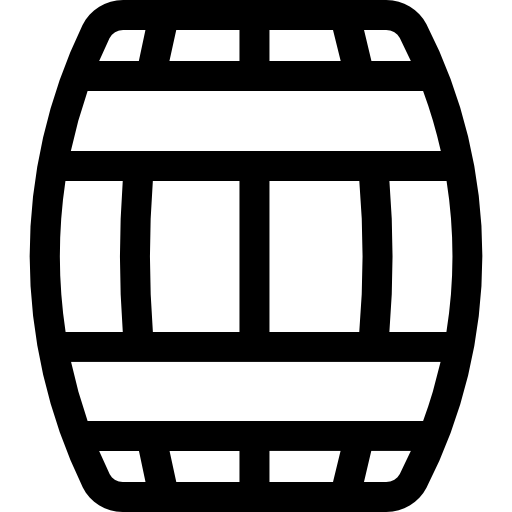 barile Basic Rounded Lineal icona