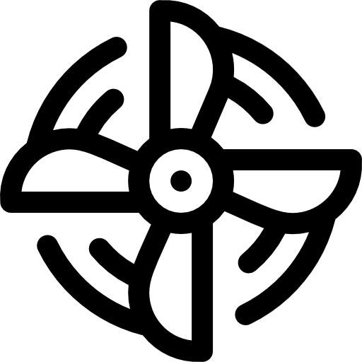bootsmotor Basic Rounded Lineal icon