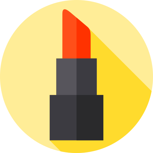 Lipstick Flat Circular Flat icon