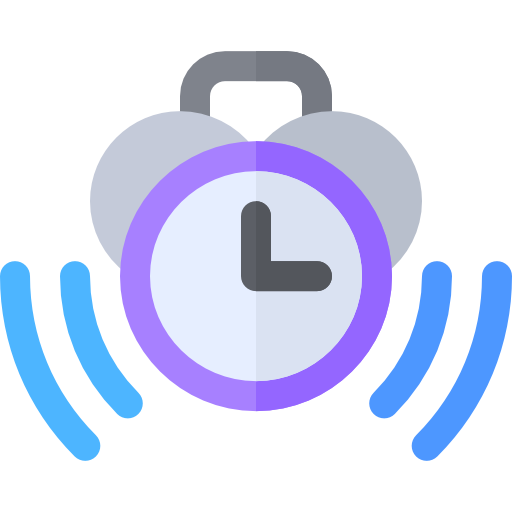 despertador Basic Rounded Flat icono