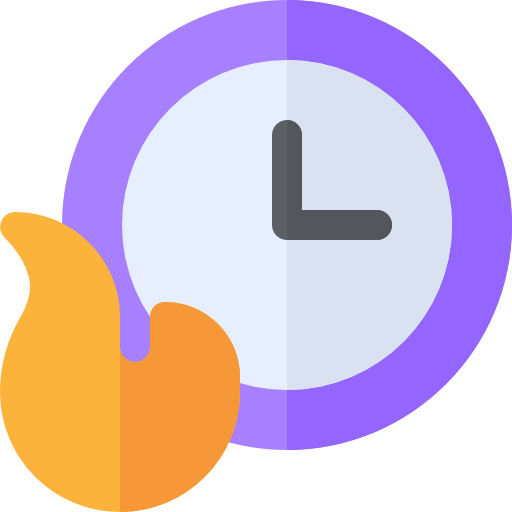 deadline Basic Rounded Flat icoon