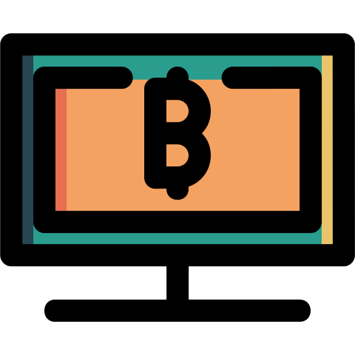 bitcoin Generic Outline Color icona