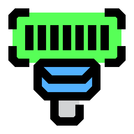 Barcode scan Generic Outline Color icon