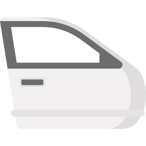 portiera dell'automobile Generic Flat icona