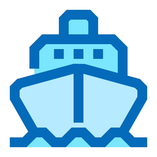 nave barca Generic Blue icona