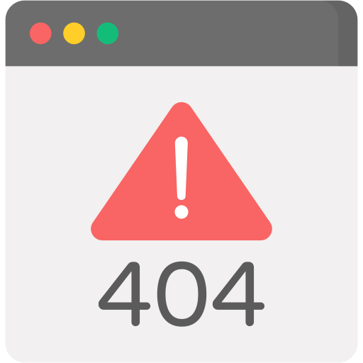 error 404 Generic Flat icono