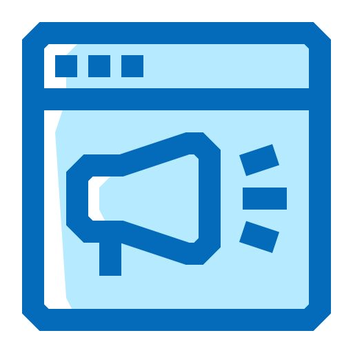 web-werbung Generic Blue icon