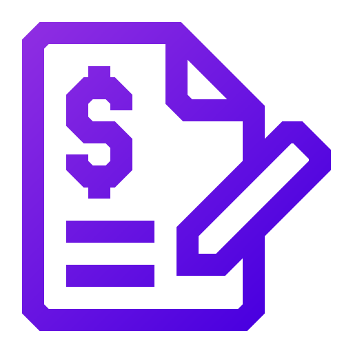 Contract Generic Gradient icon