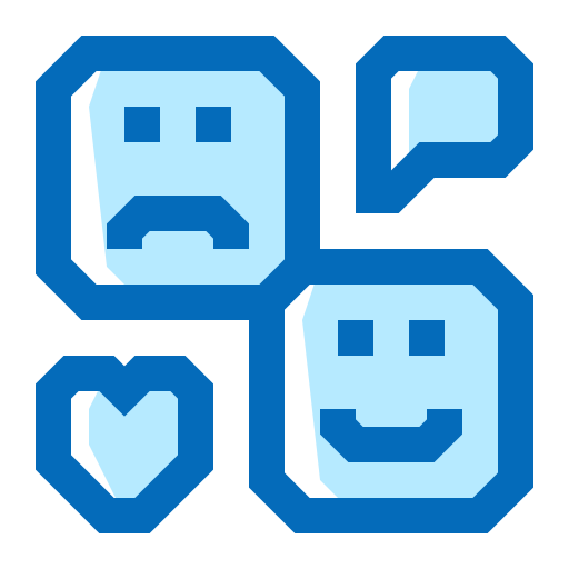 フィードバック Generic Blue icon