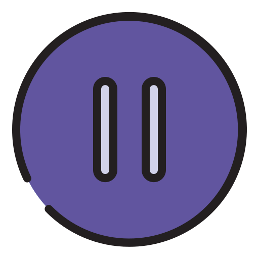 pause-taste Generic Outline Color icon