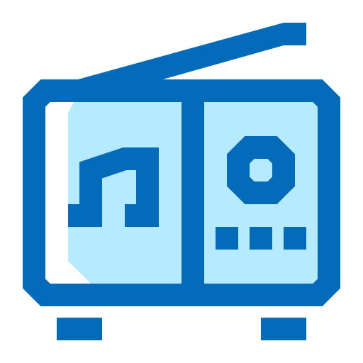 radio Generic Blue icon