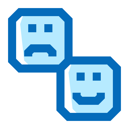 Feedback Generic Blue icon