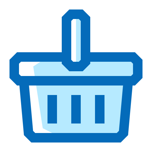 Shopping basket Generic Blue icon