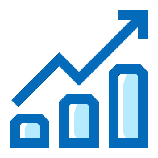 Analytics Generic Blue icon