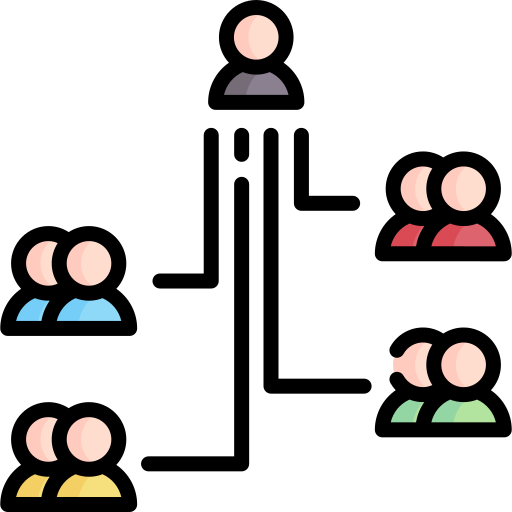 Hierarchy Special Lineal color icon