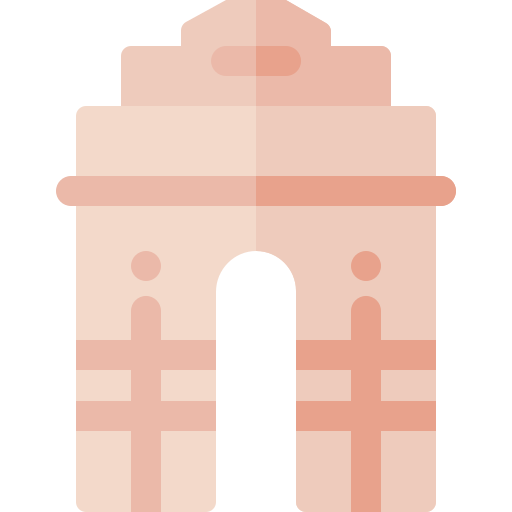 India gate Basic Rounded Flat icon