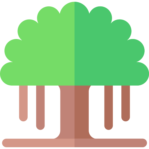 banyan Basic Rounded Flat icon