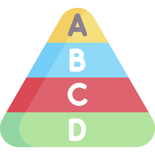 Maslow pyramid Special Flat icon