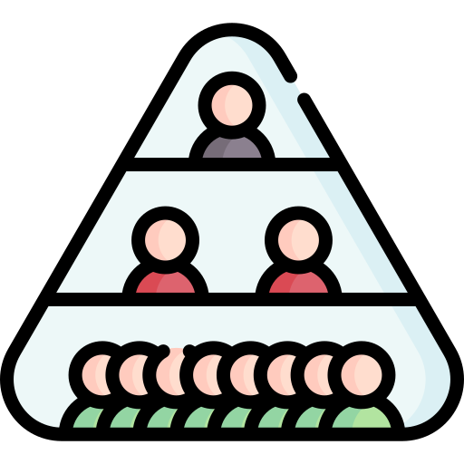 pyramide de maslow Special Lineal color Icône