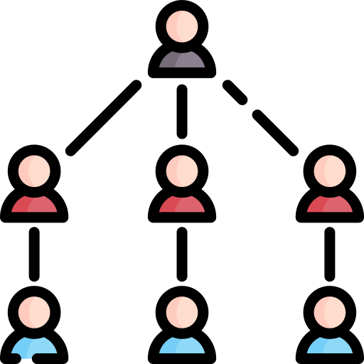 jerarquía Special Lineal color icono