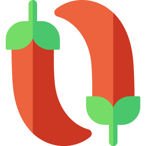 ají picante Basic Rounded Flat icono