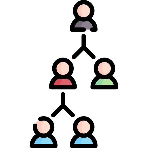 Hierarchy Special Lineal color icon