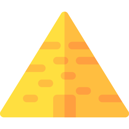 ピラミッド Basic Rounded Flat icon
